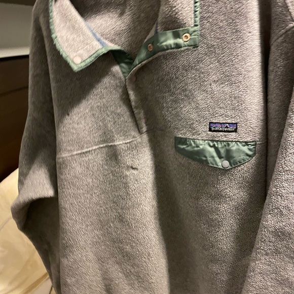 Vintage 1990s deep pile synchilla heavyweight Patagonia fleece snap t - Picture 7 of 11